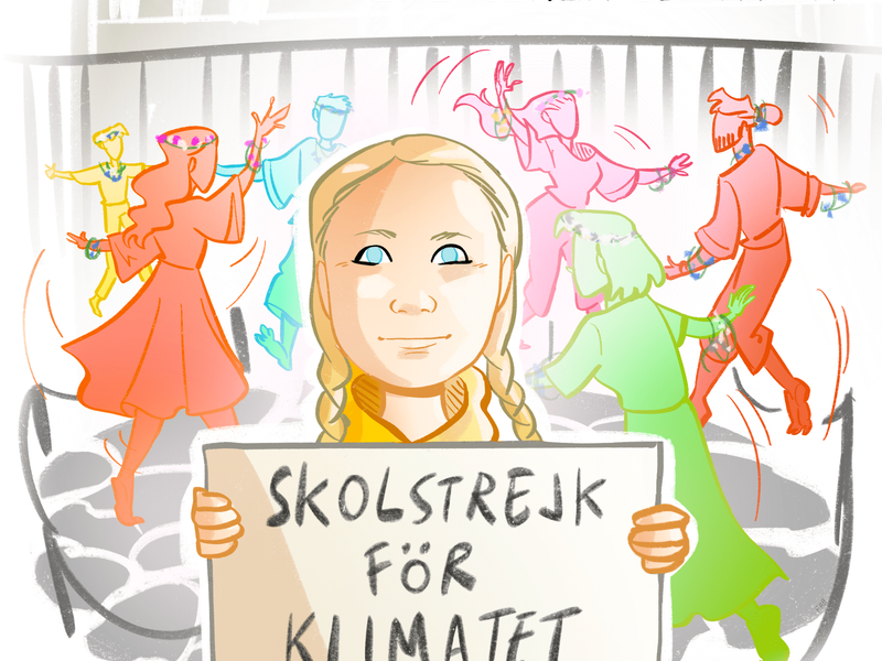 WMF2021 - vignetta sul tema Emergenza Climatica del team vincitore