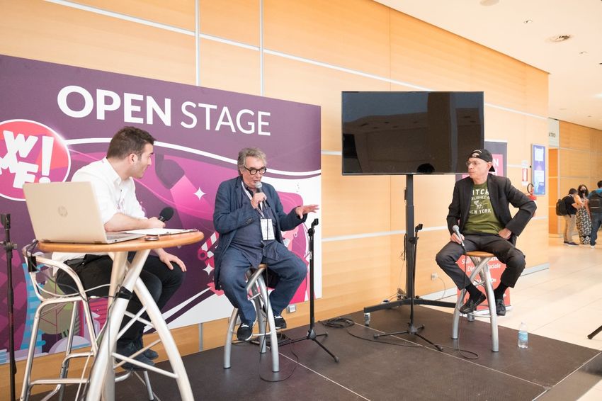 Neri Parenti e Angelo Maggi intervistati sull'Open Stage del Film Fest