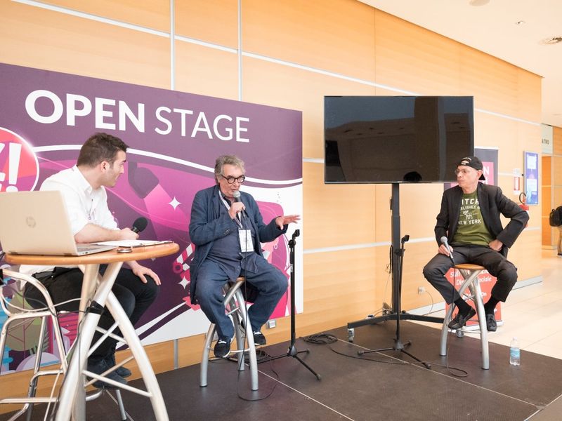 Neri Parenti e Angelo Maggi intervistati sull'Open Stage del Film Fest