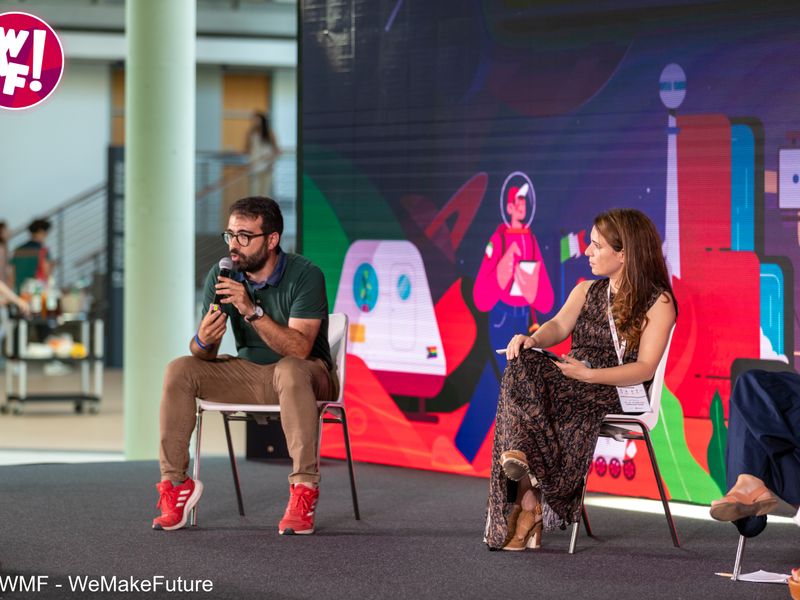 Il Content Creator Andrea Ciraolo e l'On. Valentina Barzotti