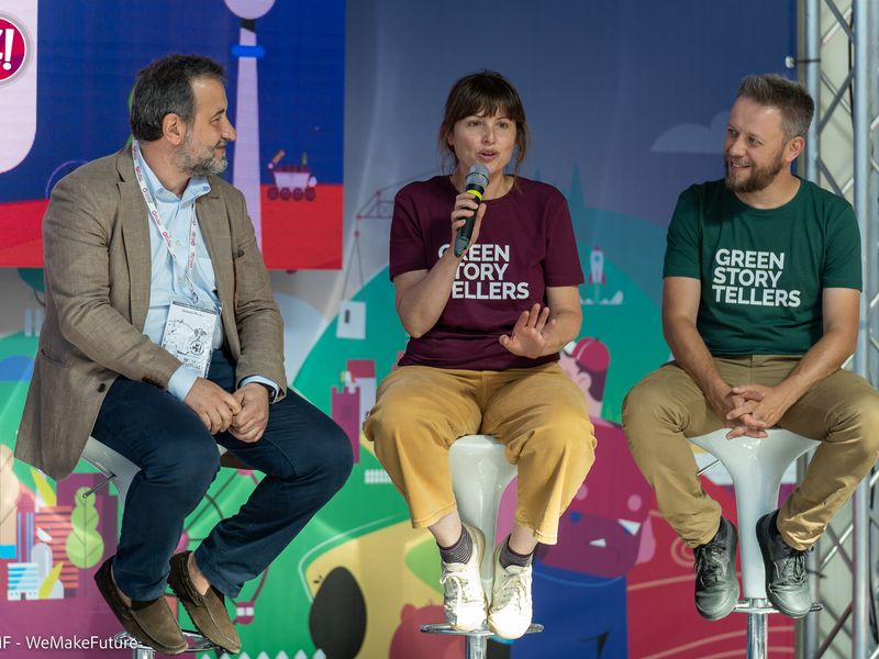 Green Storytellers e Antonio Barone (WWF)