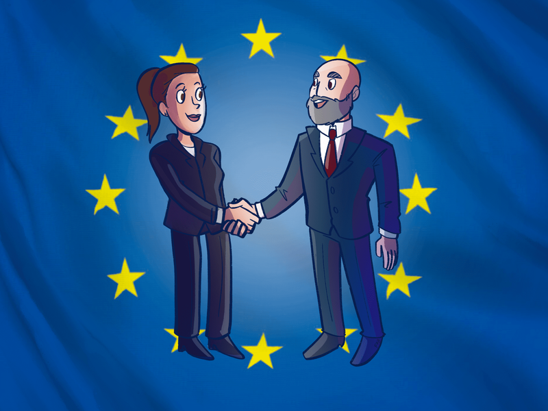 WMF2021 - vignetta su tema Europa & Democrazia