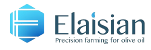 Elaisian è il primo servizio di agricoltura di precisione verticale nell'olivicoltura. Grazie ad un sistema di algoritmi, basato su un database di studi agronomici, riesce a prevenire malattie ed ottimizzare processi di coltivazione come irrigazione e concimazione. L’obiettivo è quello di migliorare la vita dell’ulivo e il lavoro del produttore.