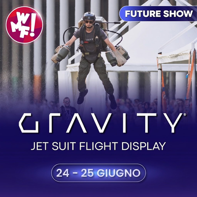 Jet Suit Flight Display24 - 25 Giugno | 13:00Area Esterna