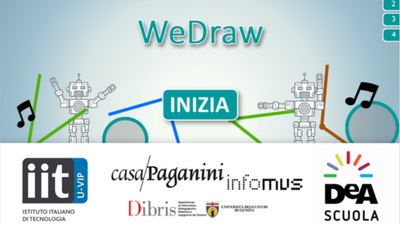 Webapp WeDrawLa suite per l'apprendimento
